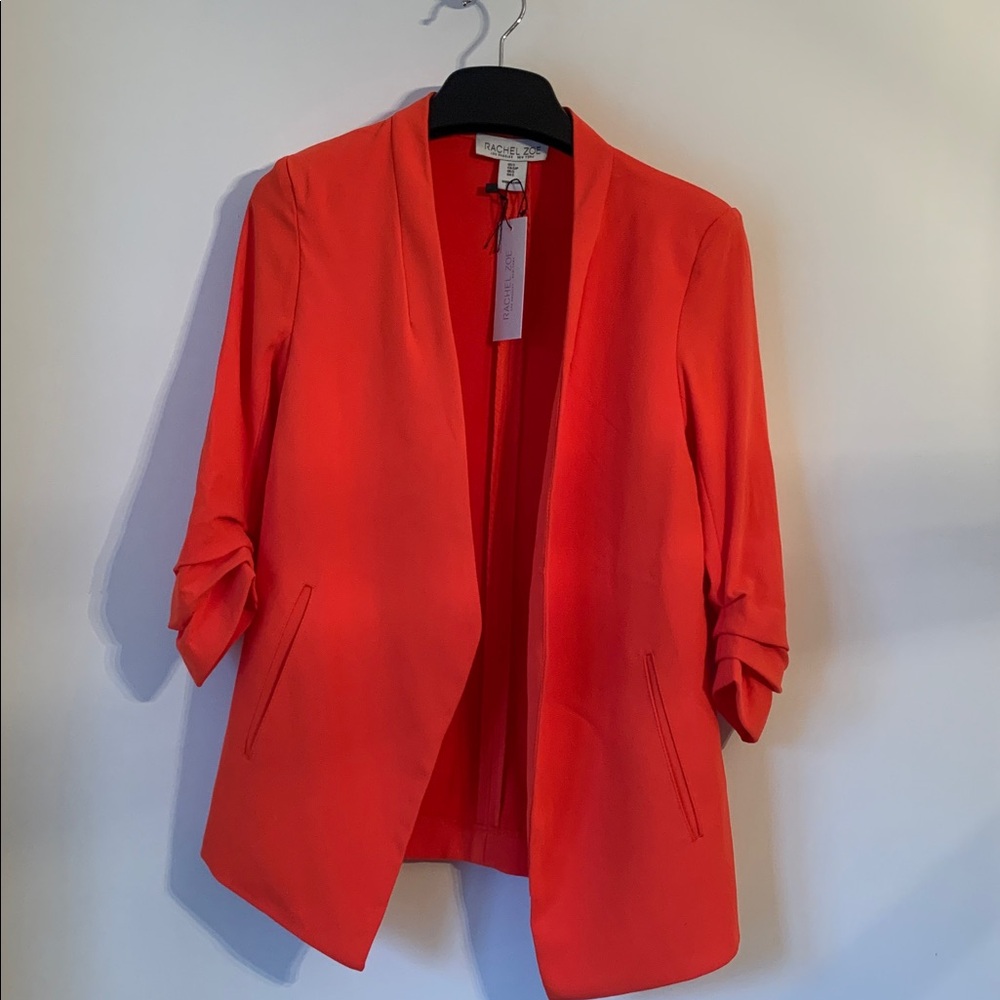 Rachel Zoe NEW Vibrant Orange Jacket